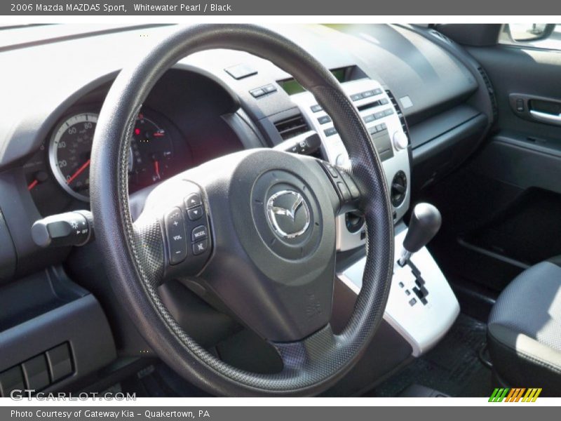 Whitewater Pearl / Black 2006 Mazda MAZDA5 Sport