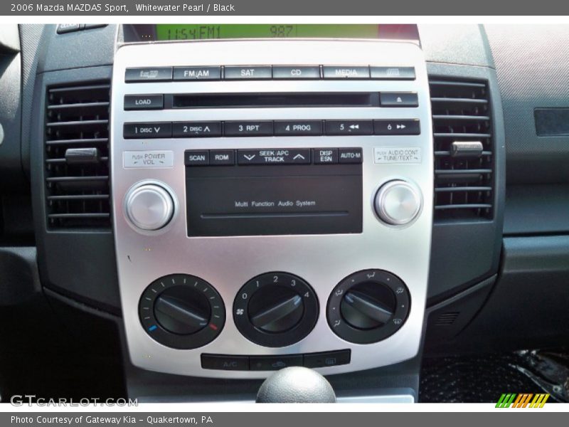Whitewater Pearl / Black 2006 Mazda MAZDA5 Sport