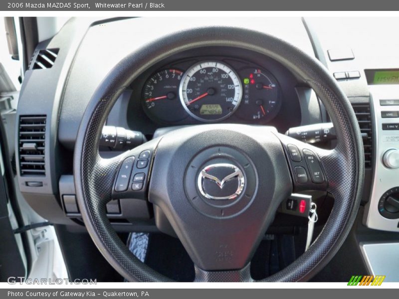 Whitewater Pearl / Black 2006 Mazda MAZDA5 Sport
