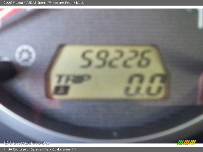 Whitewater Pearl / Black 2006 Mazda MAZDA5 Sport