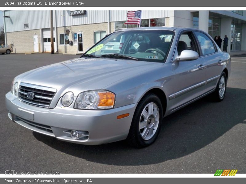Diamond Silver / Gray 2004 Kia Optima EX