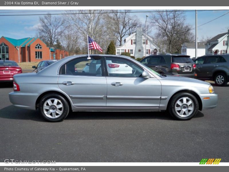 Diamond Silver / Gray 2004 Kia Optima EX