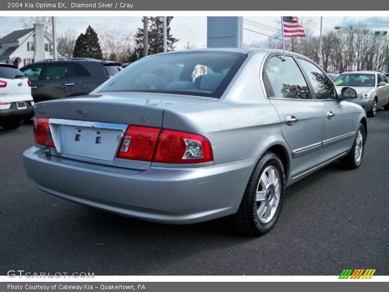 Diamond Silver / Gray 2004 Kia Optima EX