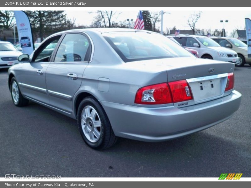 Diamond Silver / Gray 2004 Kia Optima EX