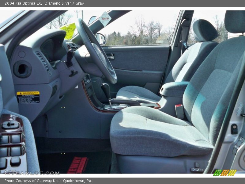 Diamond Silver / Gray 2004 Kia Optima EX
