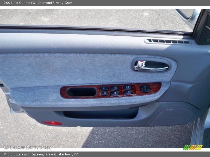 Diamond Silver / Gray 2004 Kia Optima EX