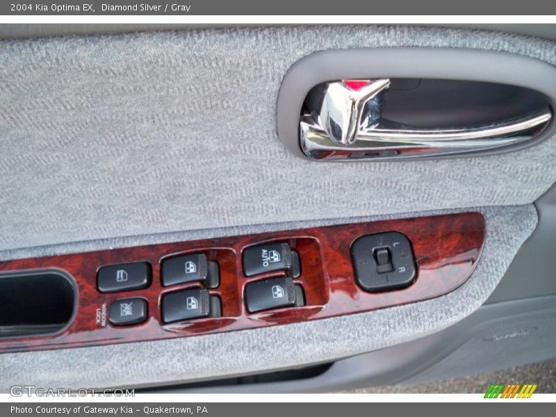Diamond Silver / Gray 2004 Kia Optima EX