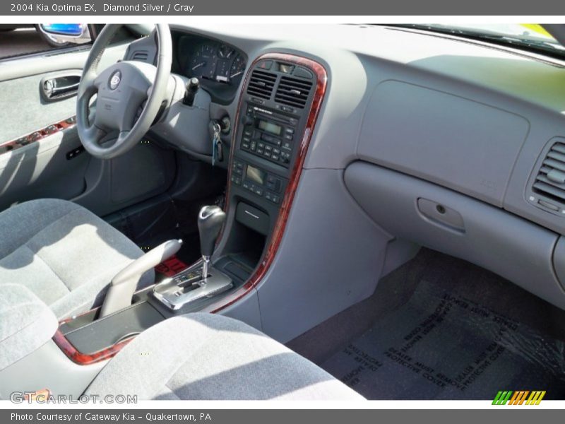 Diamond Silver / Gray 2004 Kia Optima EX