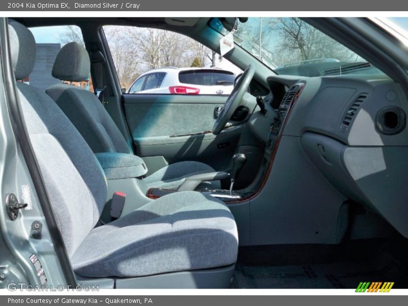 Diamond Silver / Gray 2004 Kia Optima EX