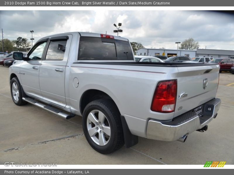 Bright Silver Metallic / Dark Slate/Medium Graystone 2010 Dodge Ram 1500 Big Horn Crew Cab