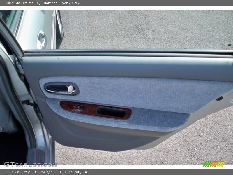 Diamond Silver / Gray 2004 Kia Optima EX