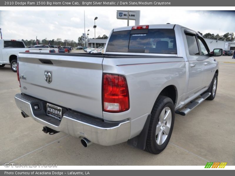 Bright Silver Metallic / Dark Slate/Medium Graystone 2010 Dodge Ram 1500 Big Horn Crew Cab