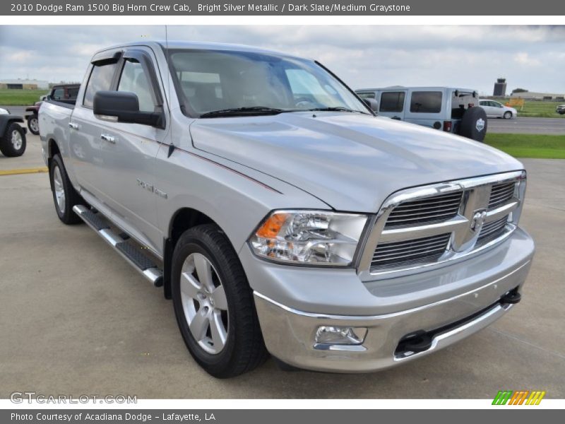 Bright Silver Metallic / Dark Slate/Medium Graystone 2010 Dodge Ram 1500 Big Horn Crew Cab