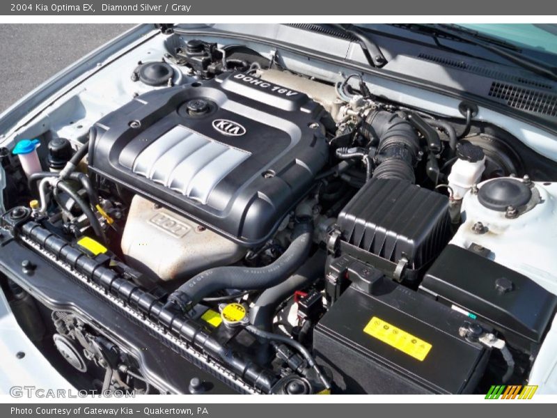 Diamond Silver / Gray 2004 Kia Optima EX