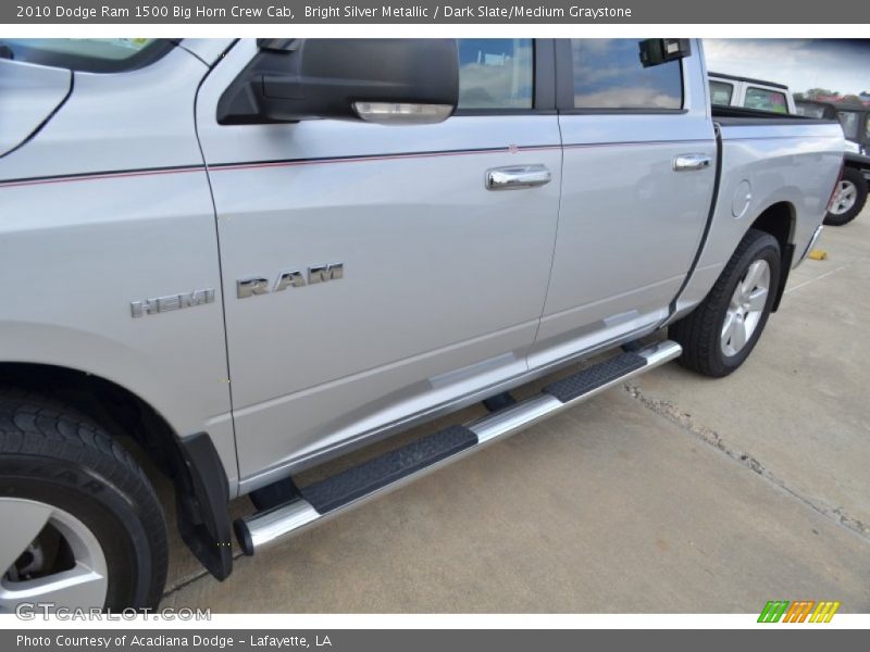 Bright Silver Metallic / Dark Slate/Medium Graystone 2010 Dodge Ram 1500 Big Horn Crew Cab