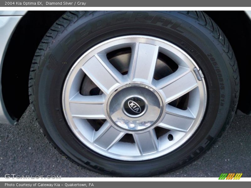 Diamond Silver / Gray 2004 Kia Optima EX