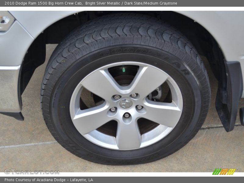 Bright Silver Metallic / Dark Slate/Medium Graystone 2010 Dodge Ram 1500 Big Horn Crew Cab