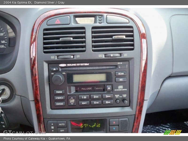 Diamond Silver / Gray 2004 Kia Optima EX