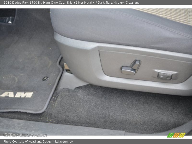 Bright Silver Metallic / Dark Slate/Medium Graystone 2010 Dodge Ram 1500 Big Horn Crew Cab