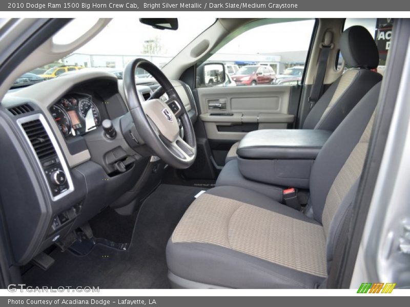 Bright Silver Metallic / Dark Slate/Medium Graystone 2010 Dodge Ram 1500 Big Horn Crew Cab