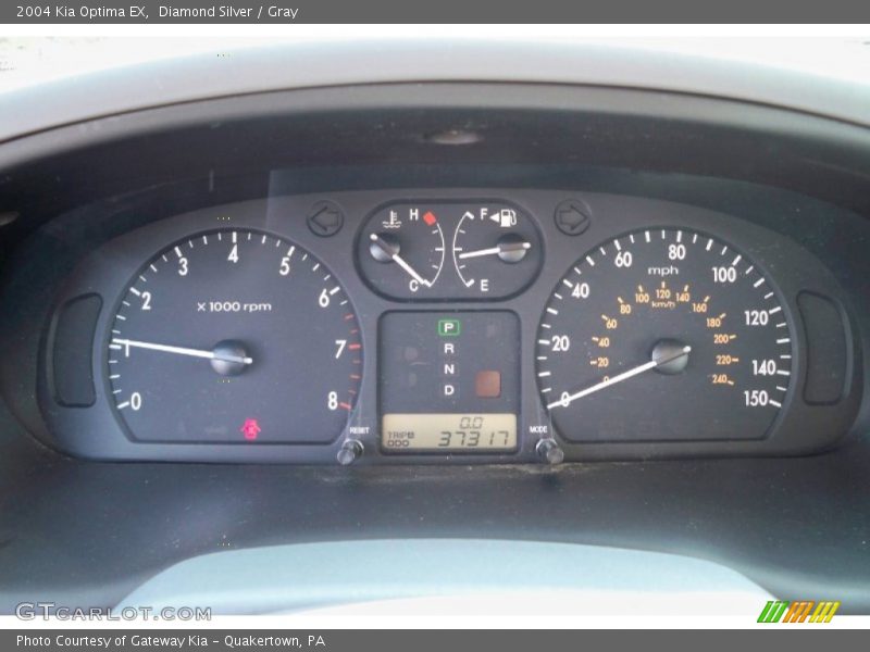 Diamond Silver / Gray 2004 Kia Optima EX