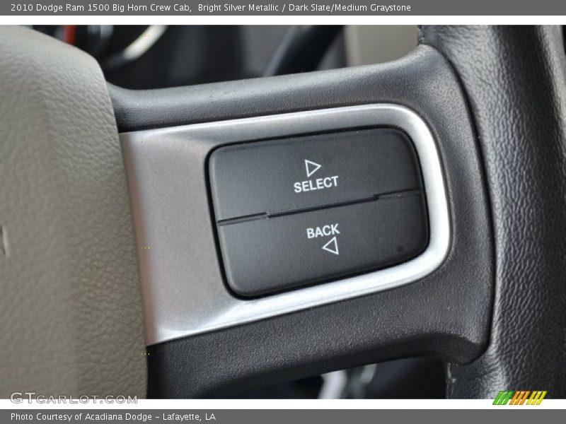Bright Silver Metallic / Dark Slate/Medium Graystone 2010 Dodge Ram 1500 Big Horn Crew Cab
