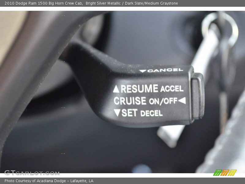Bright Silver Metallic / Dark Slate/Medium Graystone 2010 Dodge Ram 1500 Big Horn Crew Cab