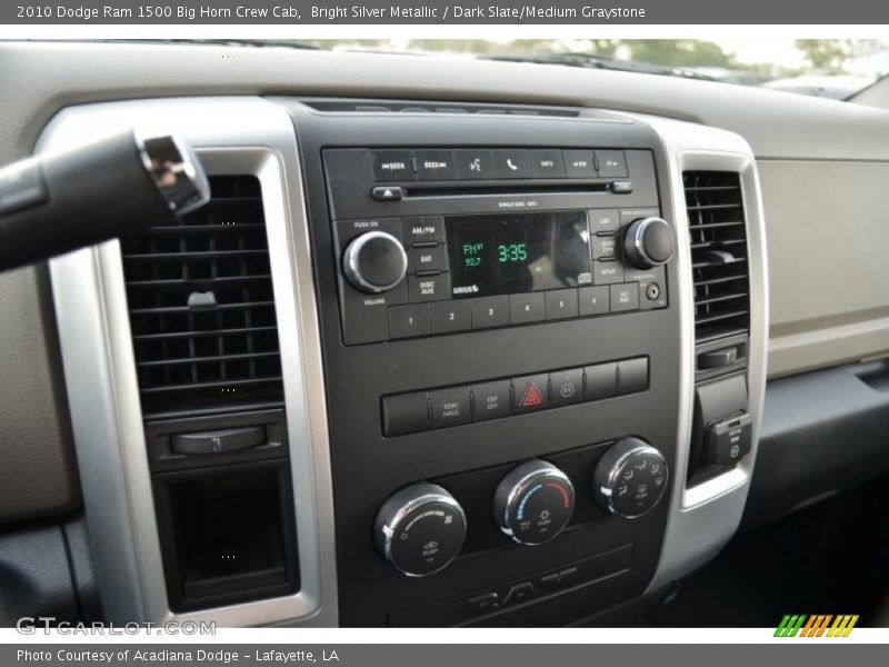 Bright Silver Metallic / Dark Slate/Medium Graystone 2010 Dodge Ram 1500 Big Horn Crew Cab