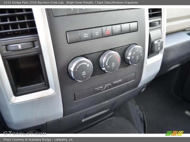 Bright Silver Metallic / Dark Slate/Medium Graystone 2010 Dodge Ram 1500 Big Horn Crew Cab