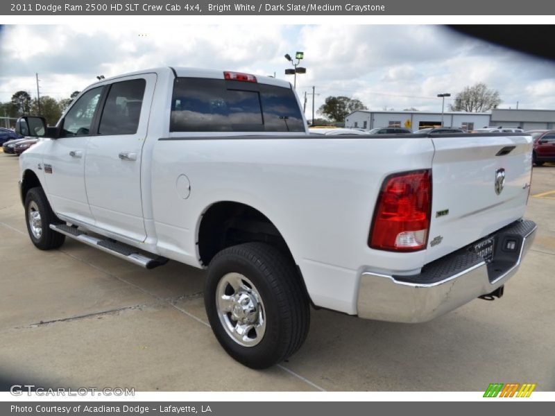 Bright White / Dark Slate/Medium Graystone 2011 Dodge Ram 2500 HD SLT Crew Cab 4x4