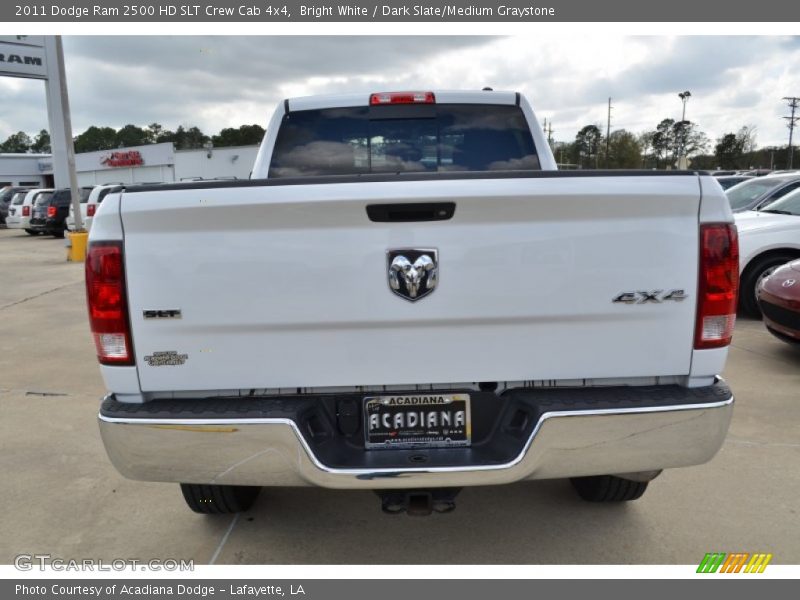 Bright White / Dark Slate/Medium Graystone 2011 Dodge Ram 2500 HD SLT Crew Cab 4x4