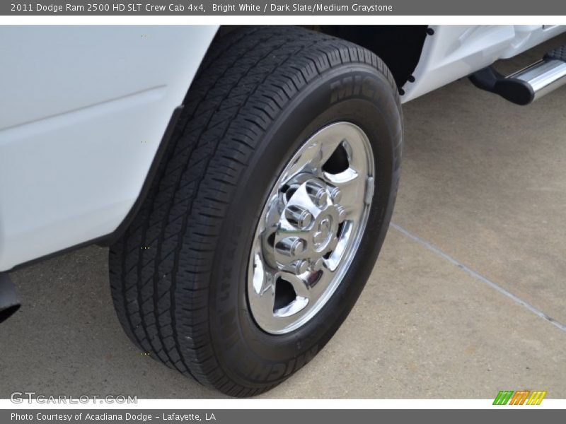 Bright White / Dark Slate/Medium Graystone 2011 Dodge Ram 2500 HD SLT Crew Cab 4x4