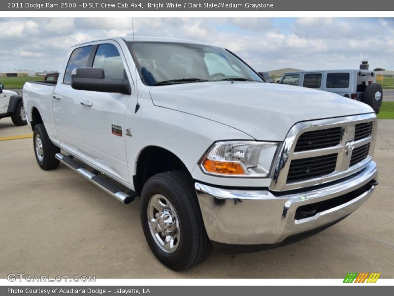 Bright White / Dark Slate/Medium Graystone 2011 Dodge Ram 2500 HD SLT Crew Cab 4x4