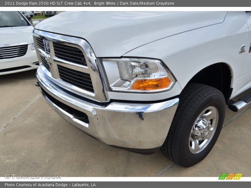 Bright White / Dark Slate/Medium Graystone 2011 Dodge Ram 2500 HD SLT Crew Cab 4x4