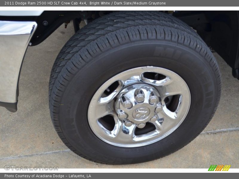 Bright White / Dark Slate/Medium Graystone 2011 Dodge Ram 2500 HD SLT Crew Cab 4x4