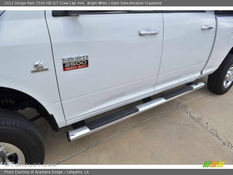 Bright White / Dark Slate/Medium Graystone 2011 Dodge Ram 2500 HD SLT Crew Cab 4x4