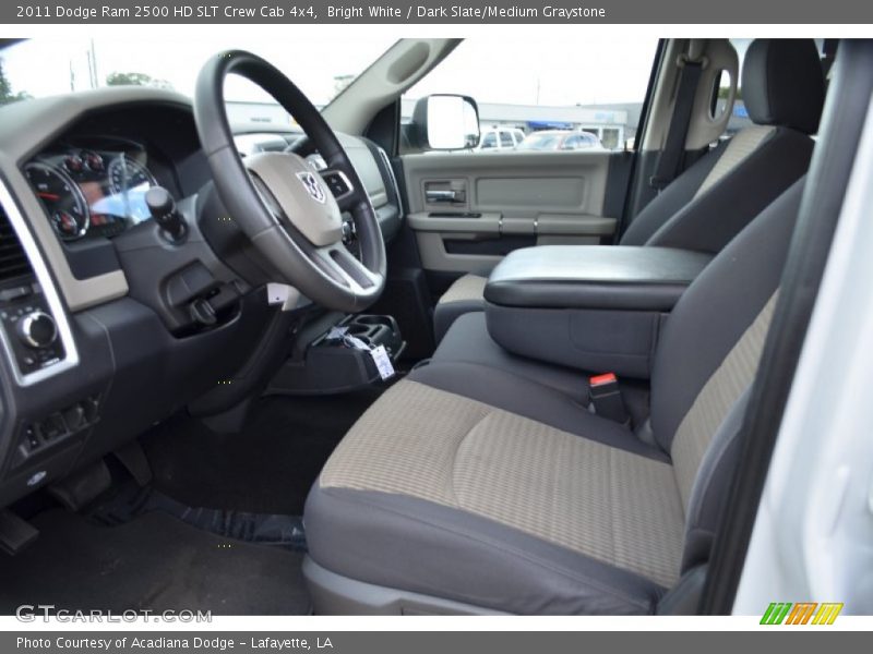 Bright White / Dark Slate/Medium Graystone 2011 Dodge Ram 2500 HD SLT Crew Cab 4x4
