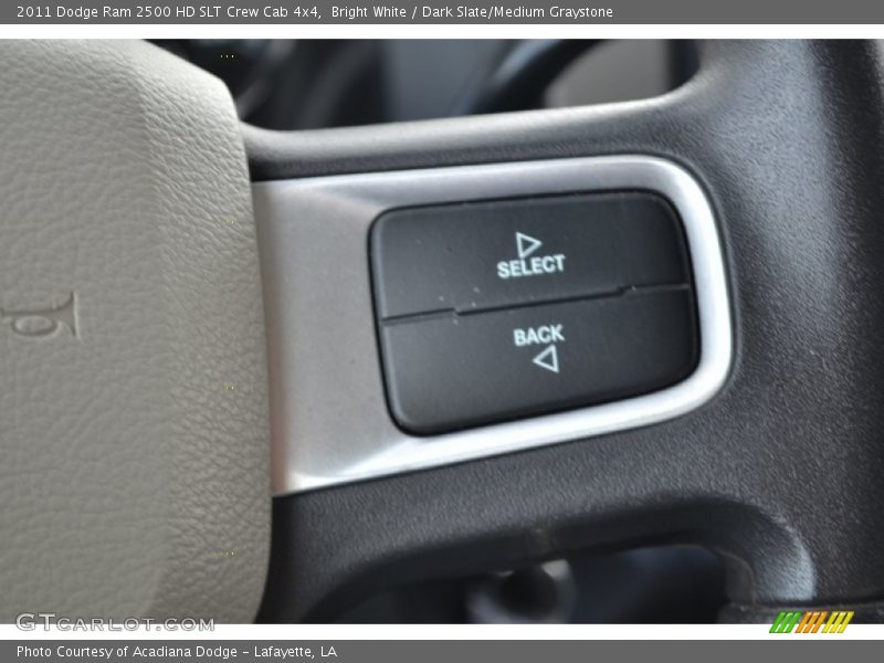 Bright White / Dark Slate/Medium Graystone 2011 Dodge Ram 2500 HD SLT Crew Cab 4x4