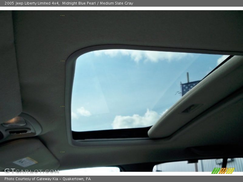 Midnight Blue Pearl / Medium Slate Gray 2005 Jeep Liberty Limited 4x4