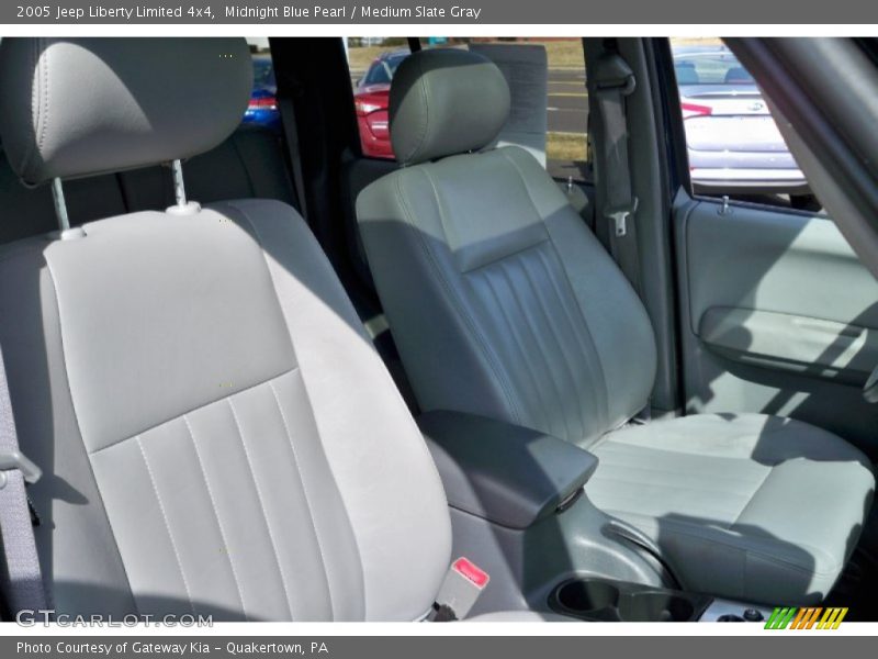 Midnight Blue Pearl / Medium Slate Gray 2005 Jeep Liberty Limited 4x4