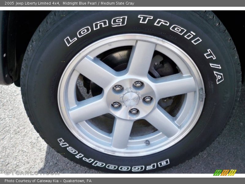 Midnight Blue Pearl / Medium Slate Gray 2005 Jeep Liberty Limited 4x4