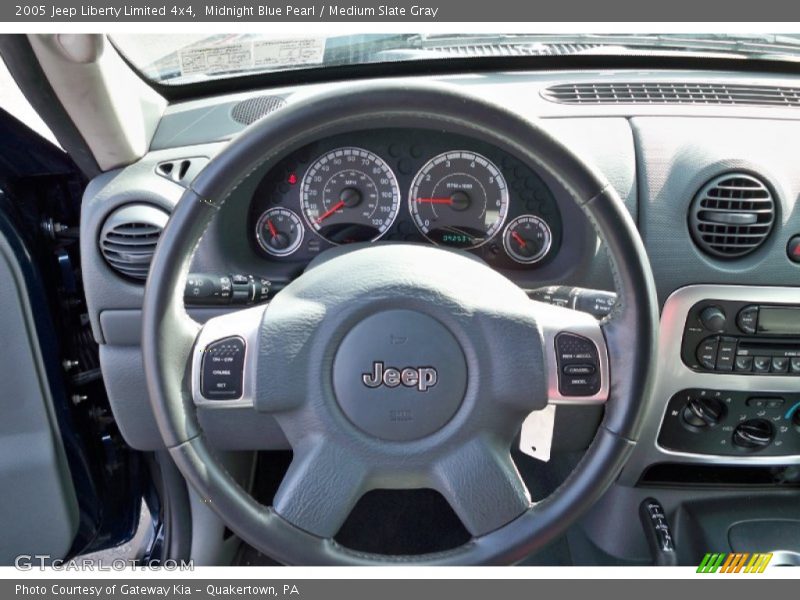 Midnight Blue Pearl / Medium Slate Gray 2005 Jeep Liberty Limited 4x4