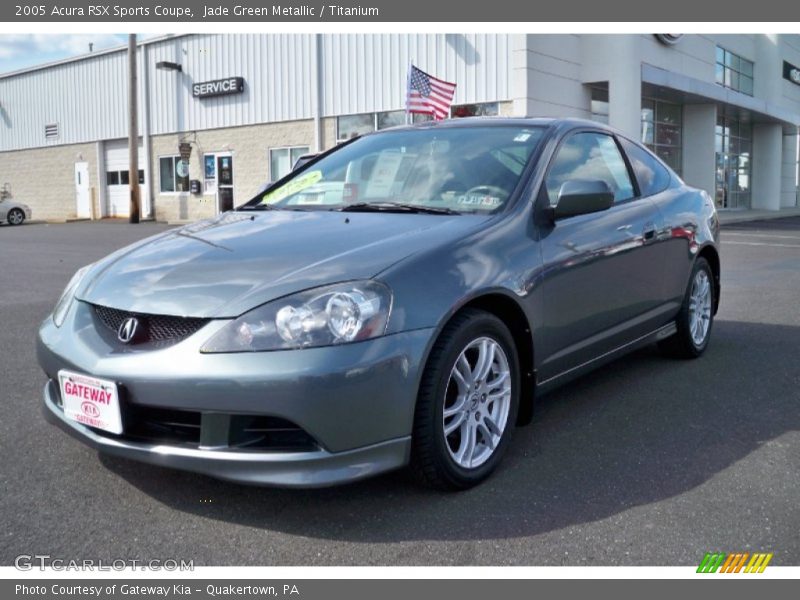 Jade Green Metallic / Titanium 2005 Acura RSX Sports Coupe