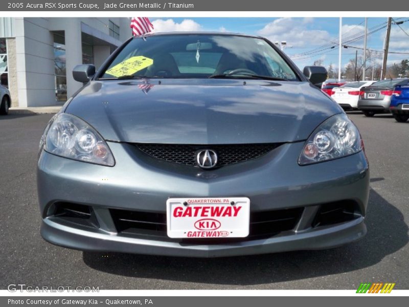 Jade Green Metallic / Titanium 2005 Acura RSX Sports Coupe