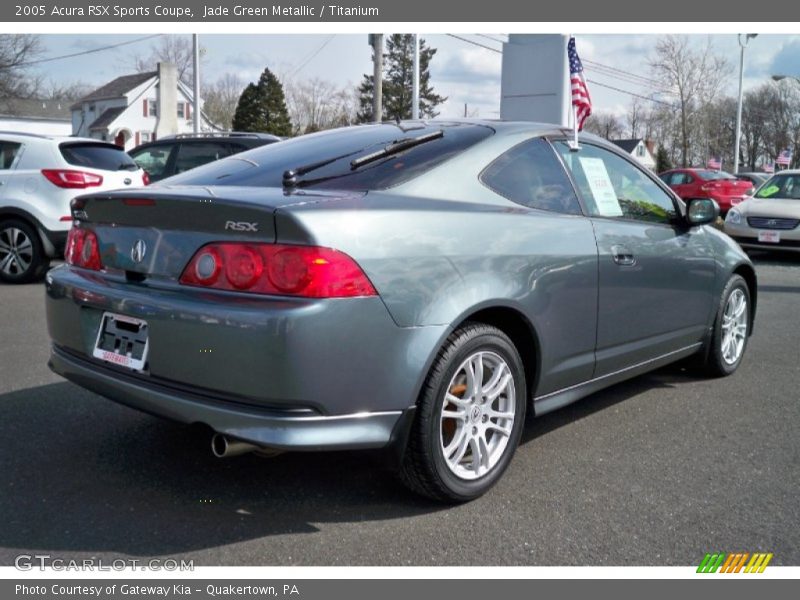 Jade Green Metallic / Titanium 2005 Acura RSX Sports Coupe