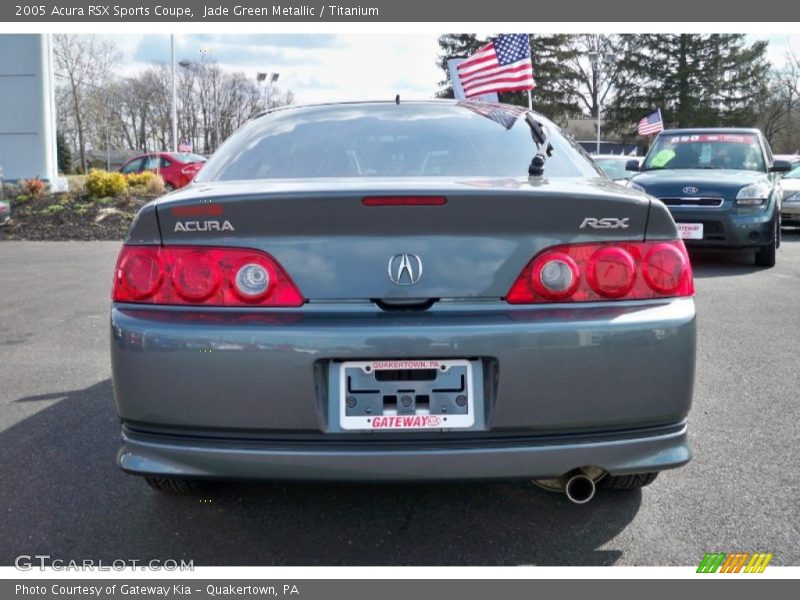 Jade Green Metallic / Titanium 2005 Acura RSX Sports Coupe