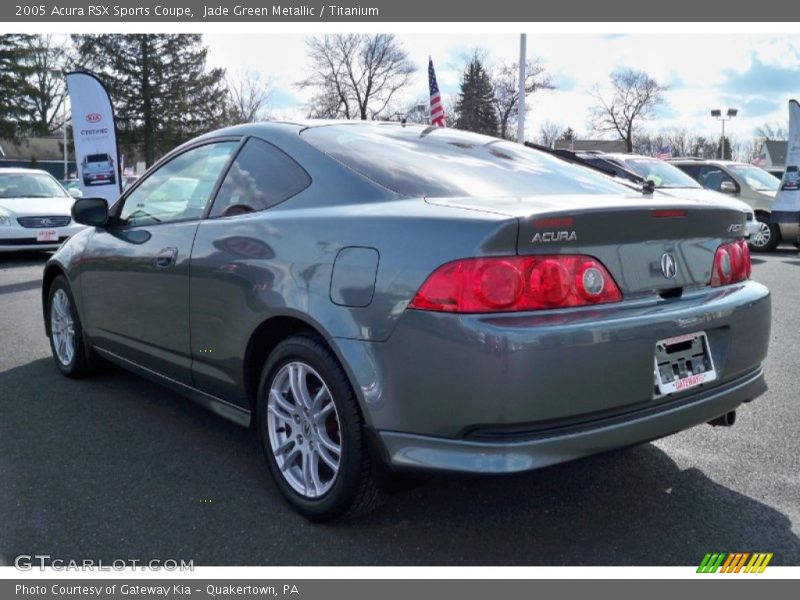 Jade Green Metallic / Titanium 2005 Acura RSX Sports Coupe