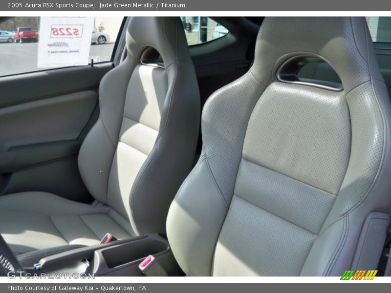 Jade Green Metallic / Titanium 2005 Acura RSX Sports Coupe