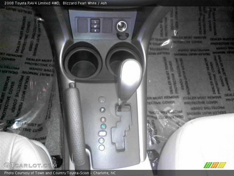 Blizzard Pearl White / Ash 2008 Toyota RAV4 Limited 4WD