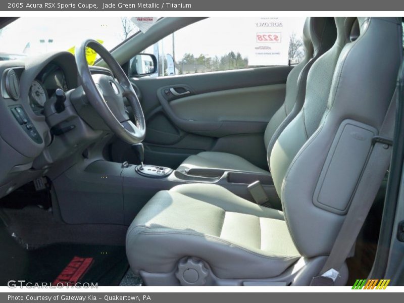 Jade Green Metallic / Titanium 2005 Acura RSX Sports Coupe